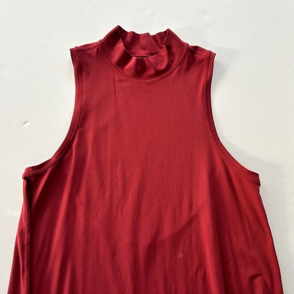 Lululemon All Aligned A-line Dress Chianti Red Nulu Size 12 Swing Loose $118 - Picture 6 of 6